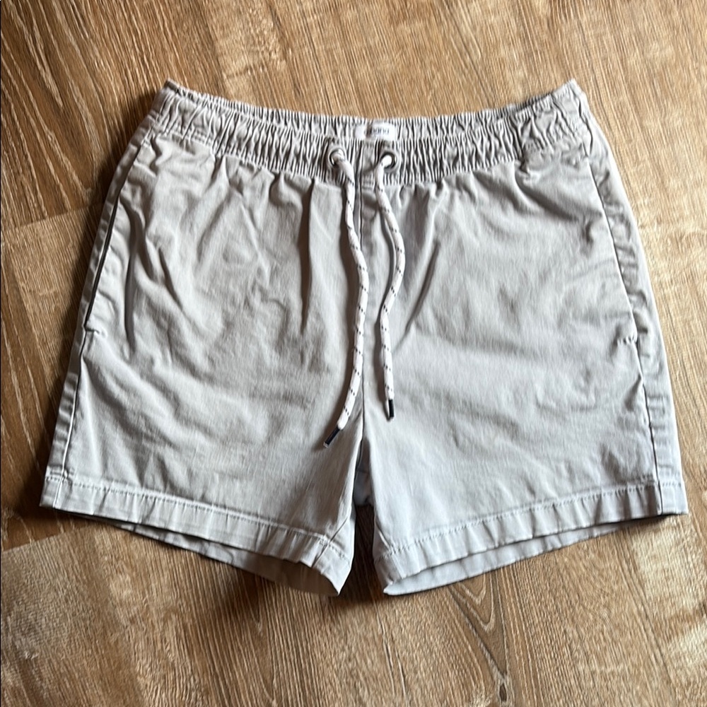 Crown & Ivy Gray Flat Front Shorts